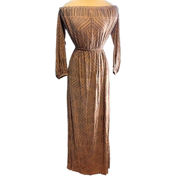 Rachel Pally Pattern Print Maxi Dress, Tan, Small - Picture 5 of 14